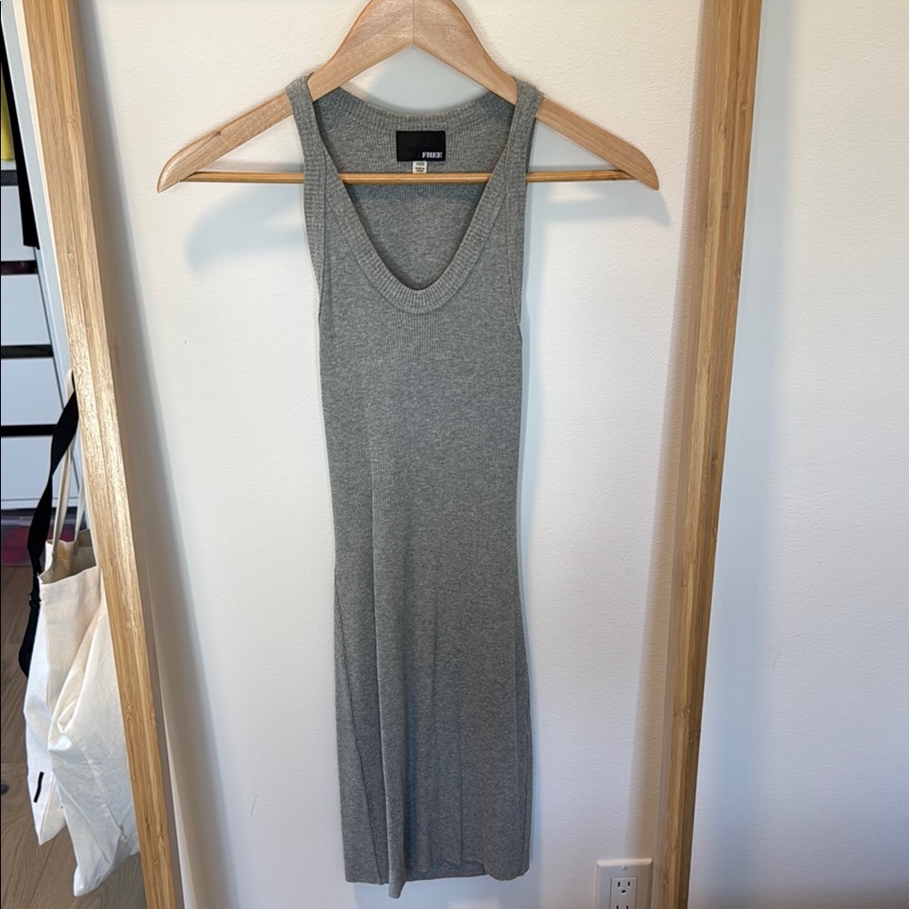 Finesse Gray Sleeveless Dress